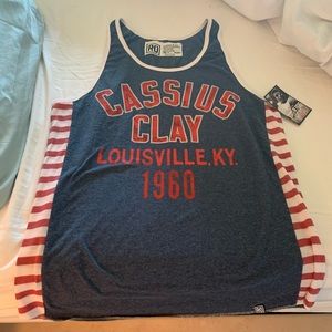 Roots of fight Cassius Clay tank top. XL.
